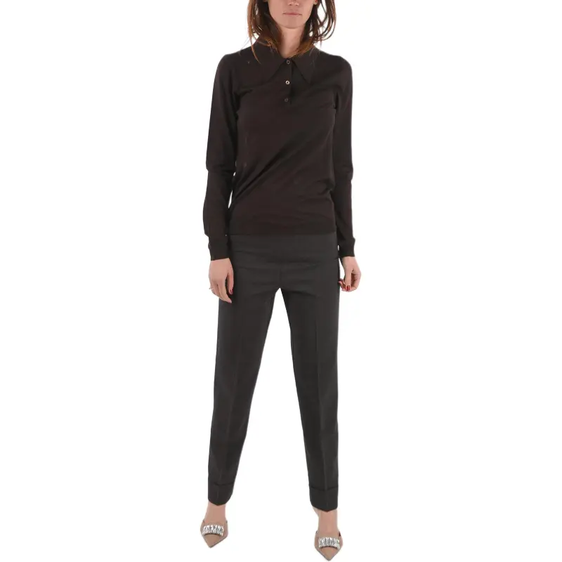 PRADA Polo Shirts Women's Brown-2