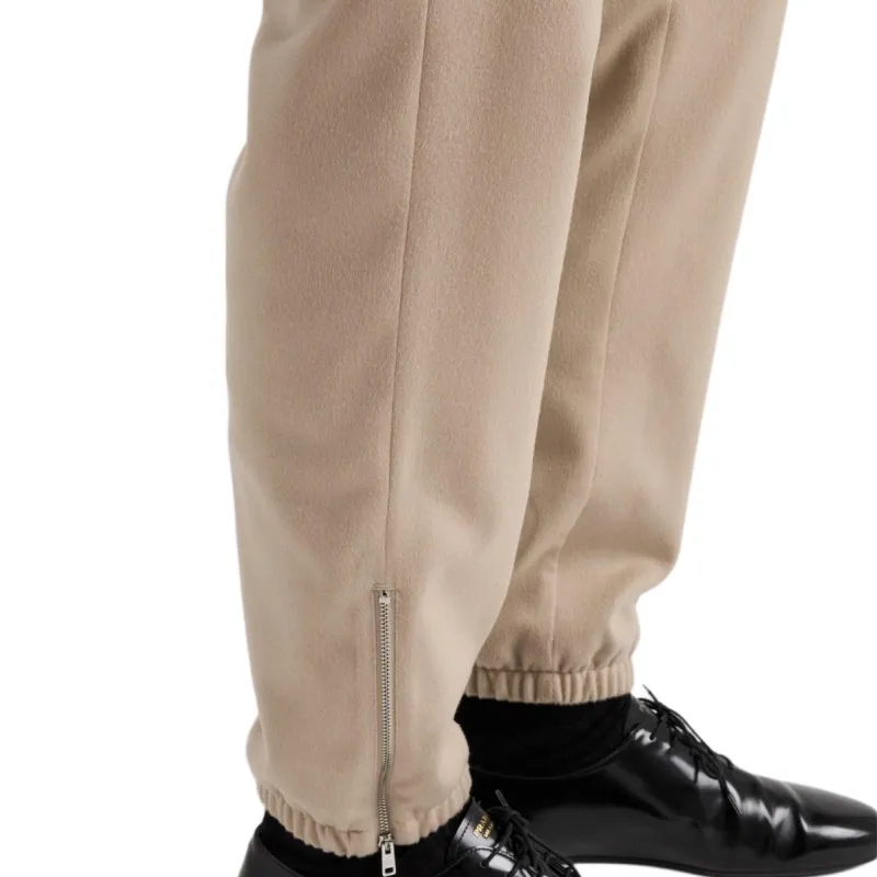 PRADA SS24 Casual Pants Men's Limestone-4
