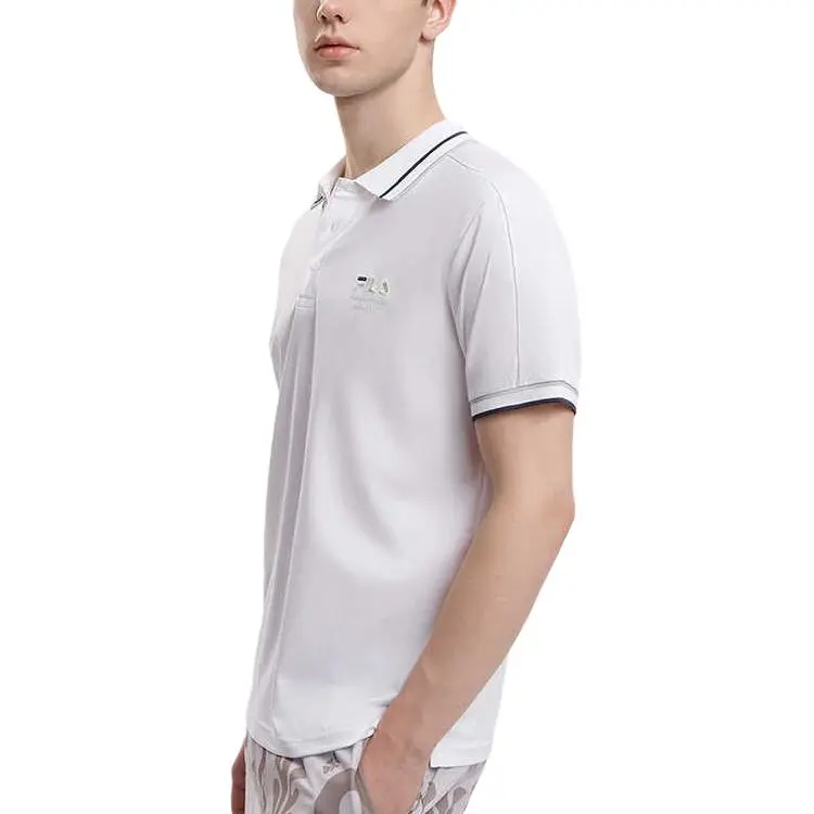 FILA Polo Shirts Men White-2