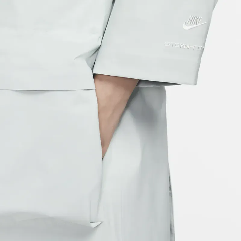 Nike Trench Coats Women's Light Silver-3