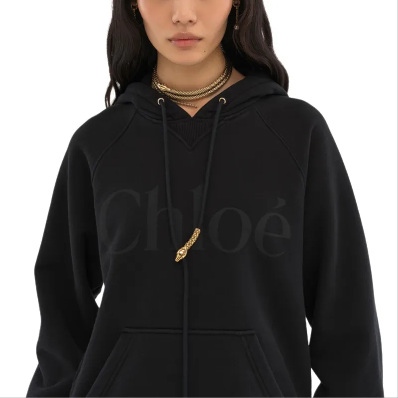Chloé Generous Logo Hoodie-4