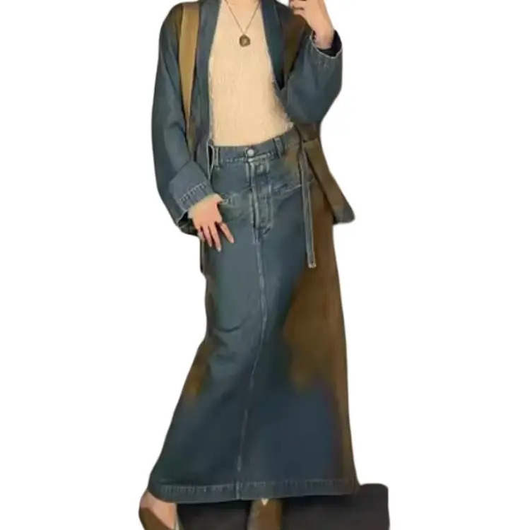 UMA WANG Distressed effect Full Skirt-4