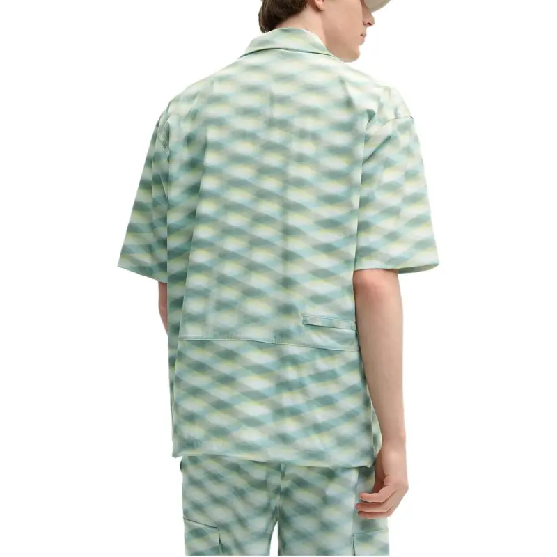 FILA x MAISON KITSUNE ORIGINALE Shirt Men's Light Turquoise L G-4