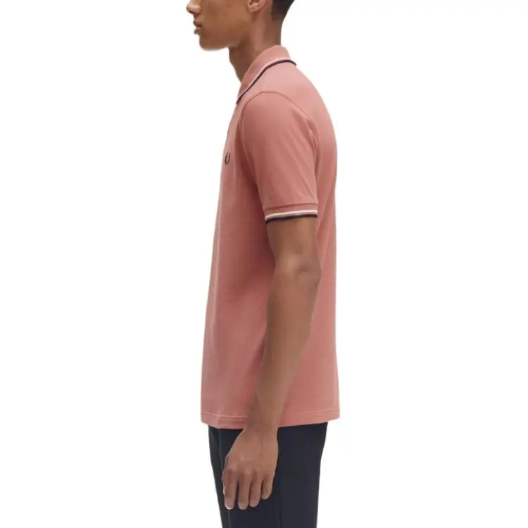 FRED PERRY Polo Shirt Men's Pink-4
