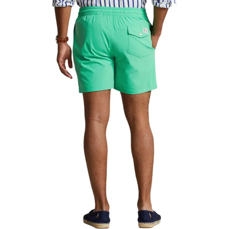 Polo Ralph Lauren Logo Embroidered Drawstring Swim Shorts-3