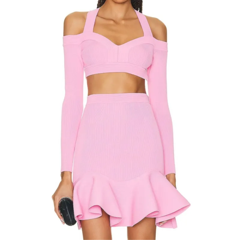 Alexander McQueen Cut out Knitted Top-4