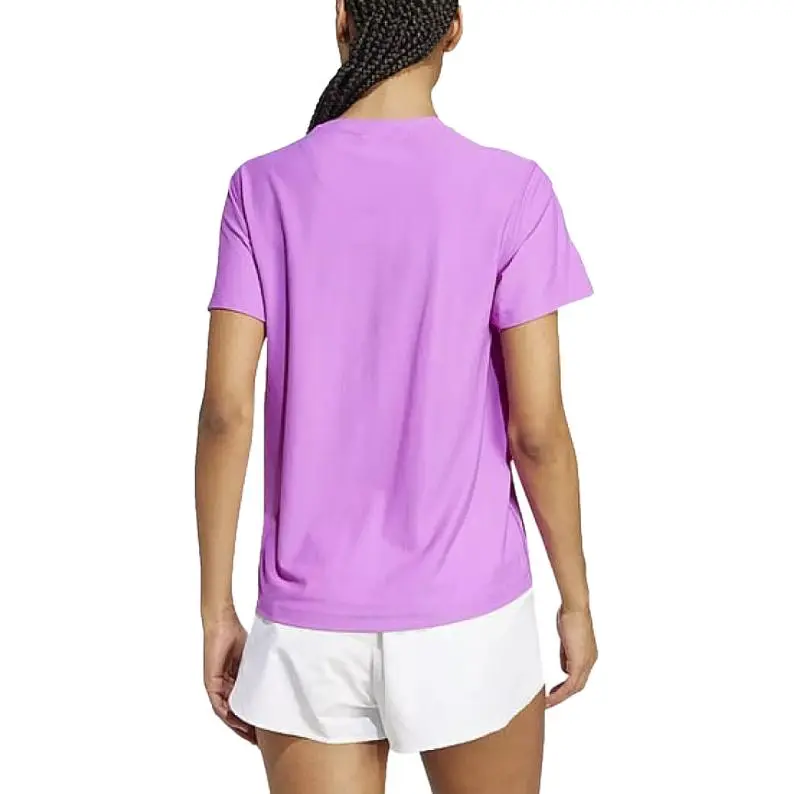 Adidas T Shirt Women's Purple Pink-1
