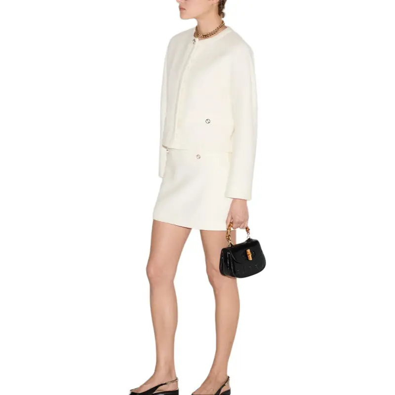 GUCCI Bouclé Mini Skirt-4