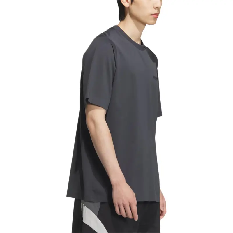 Adidas WZ PREMIUM T Shirt Men's Dark Heather Gray-3