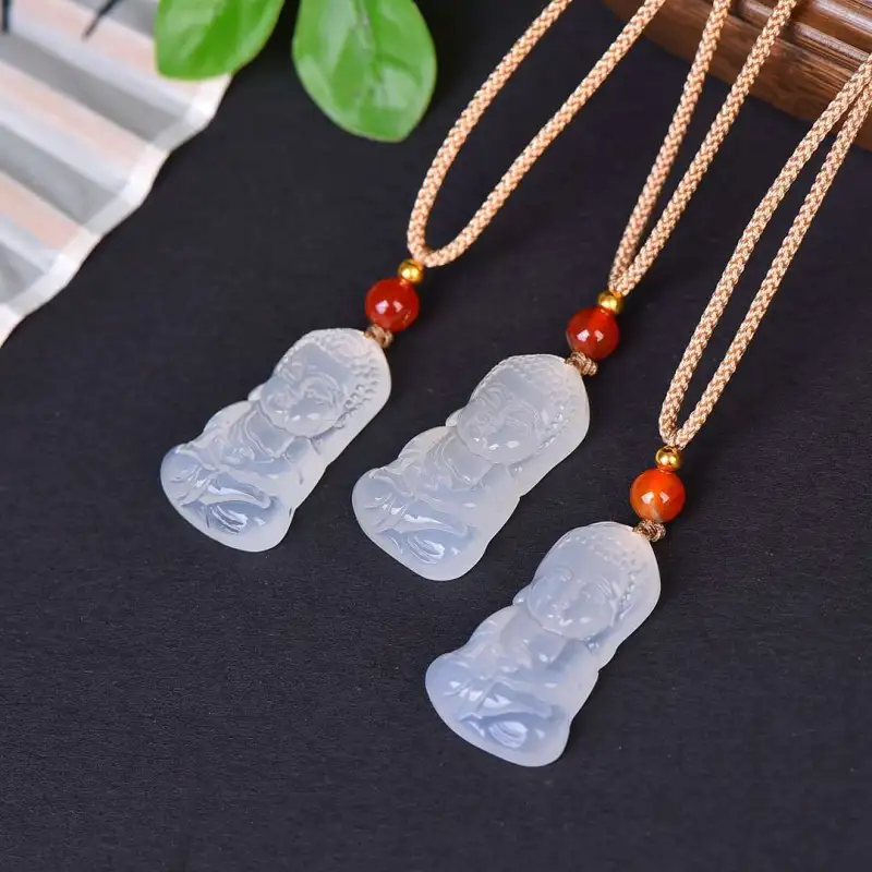 Grace Chalcedony Necklaces Unisex-4