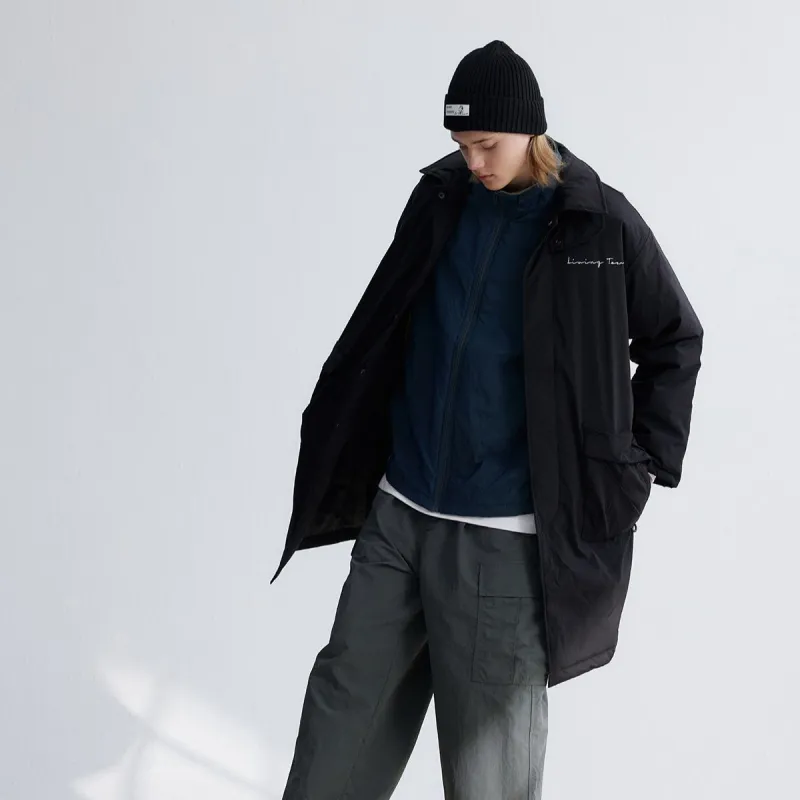 LIVINGTOWN Puffer Jacket Unisex Black-2