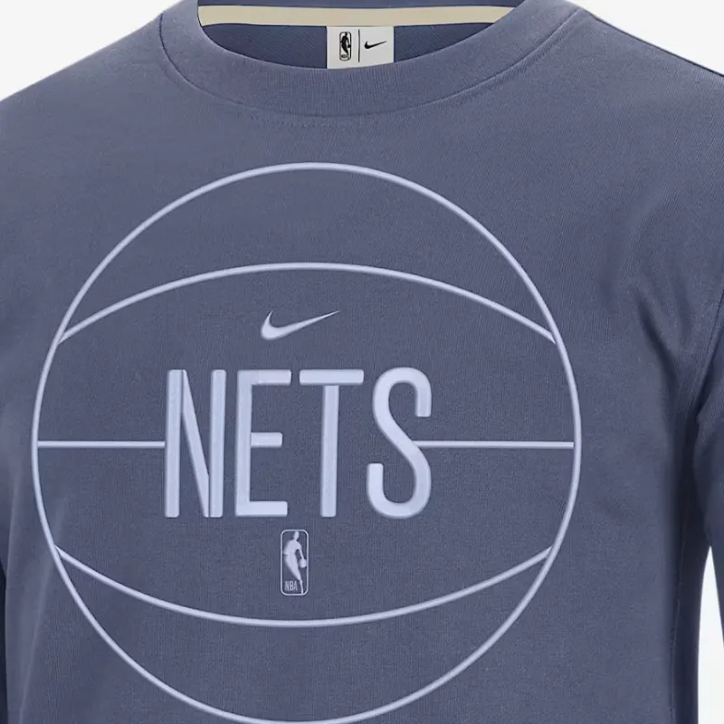 Nike Brooklyn Nets Standard Issue Men's Nike Dri FIT Nba Sweatshirt-2