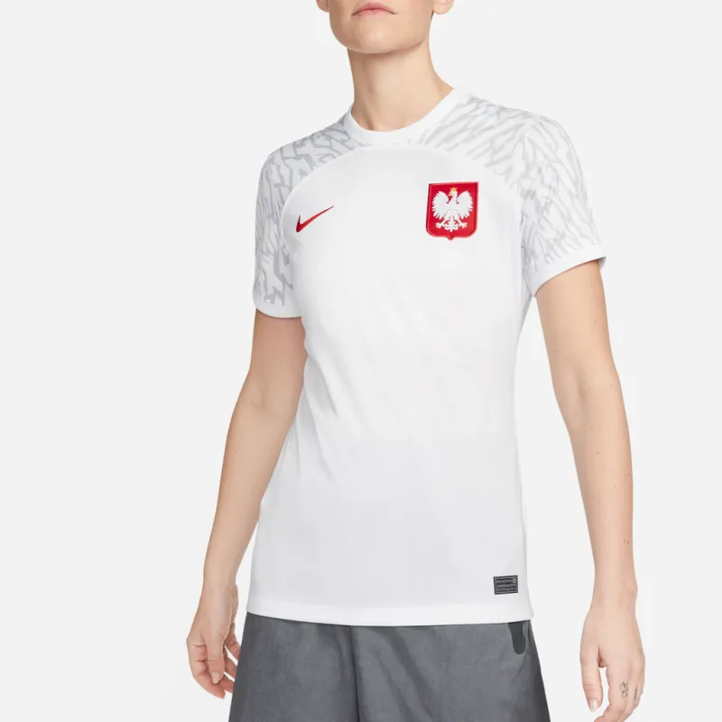 Nike Qatar World Cup Fan Edition 2022/23 Season Poland Home Soccer Jerseys Women's White-3