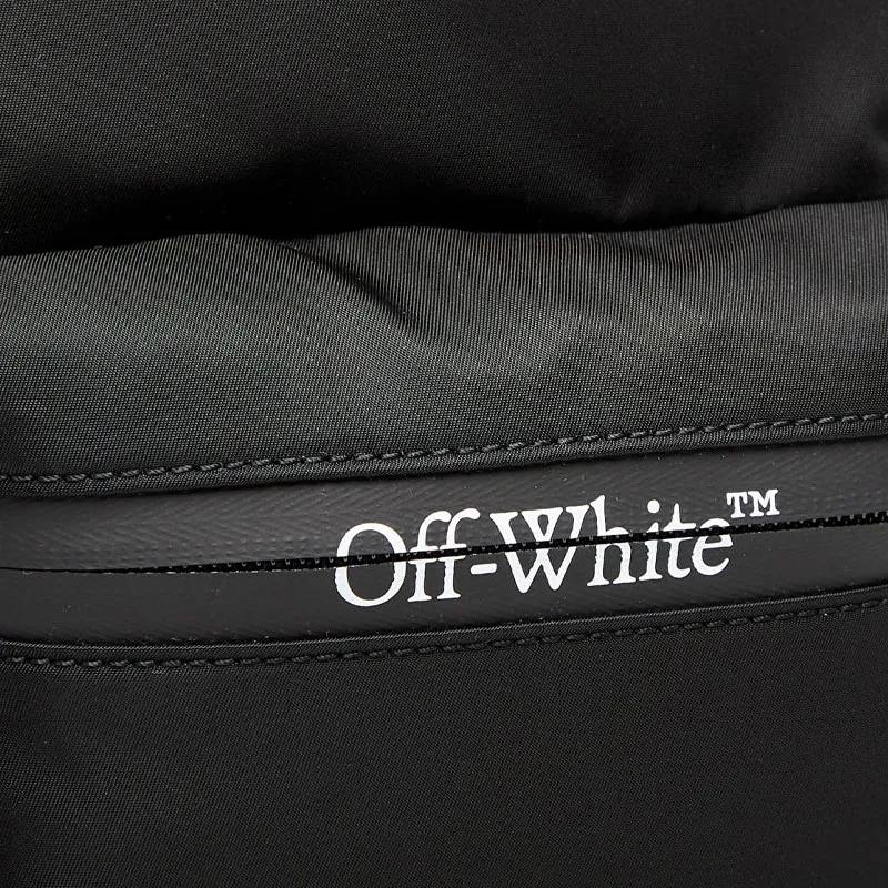 OFF WHITE Polyamide Crossbody Bag Unisex Black-4