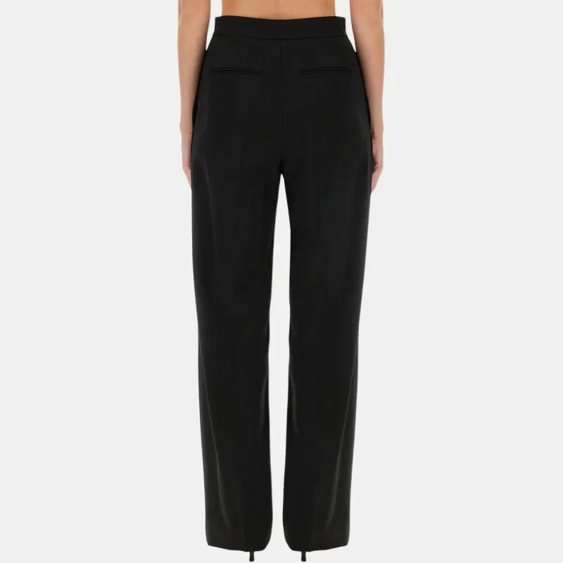 MSGM Classic Zip Detailed Trousers-3