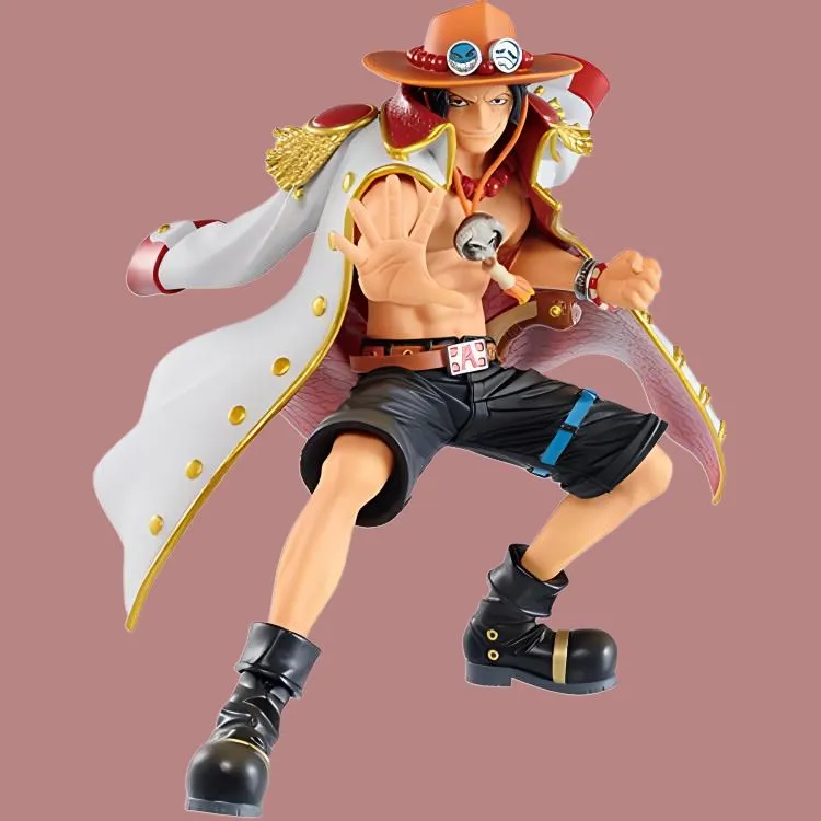 BANPRESTO Portgas D. Ace Ichiban Kuji The Legend Of Time Passing Final Prize Bonus Gifts 14cm-2