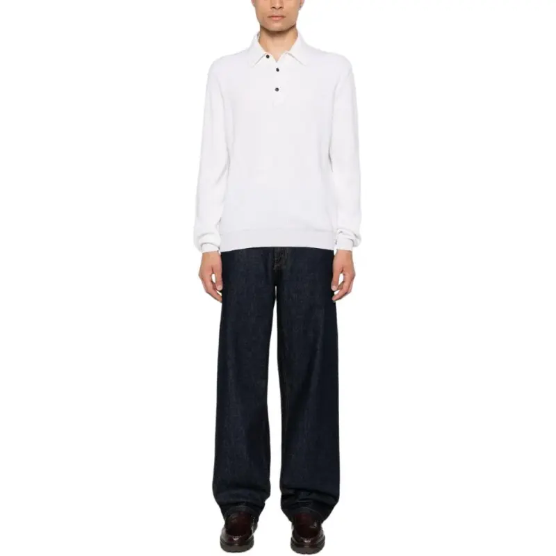 KITON Ribbed Polo Shirt-2