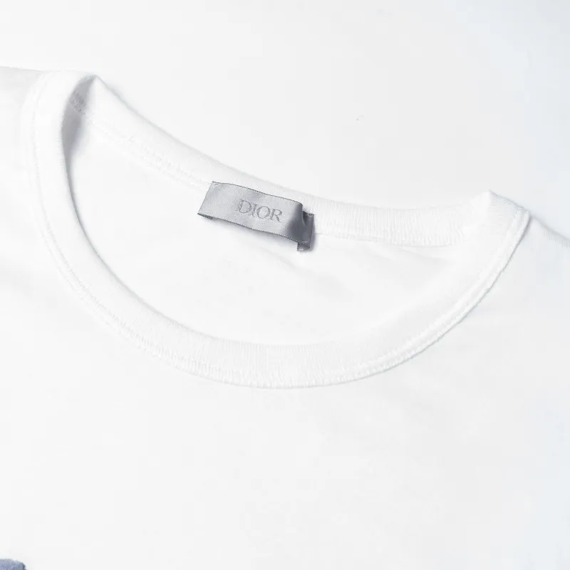 DIOR T Shirts Men White-5