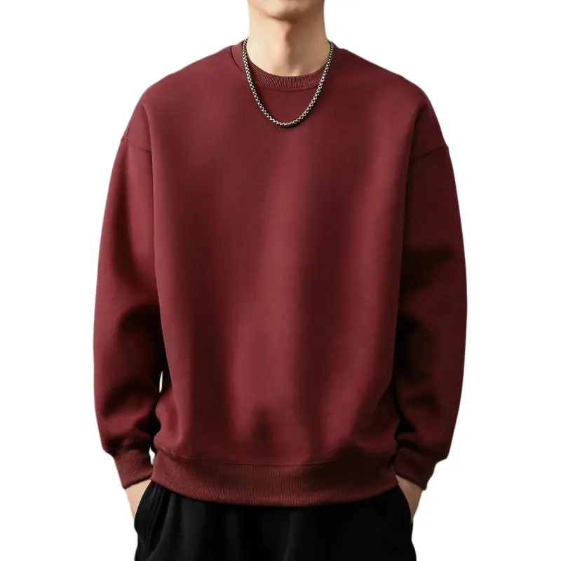 Devanro Sweatshirt Men's Maroon-3