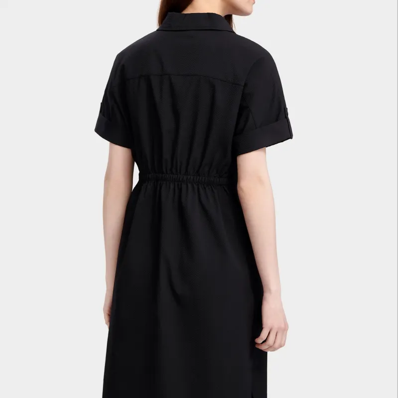 FILA Short Sleeved Dress Women's Jet Black-4