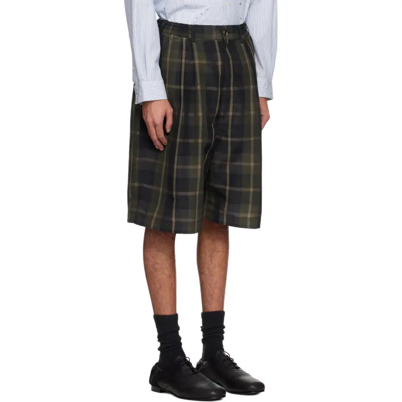 CDG Casual Shorts Men's Marine Blue-3