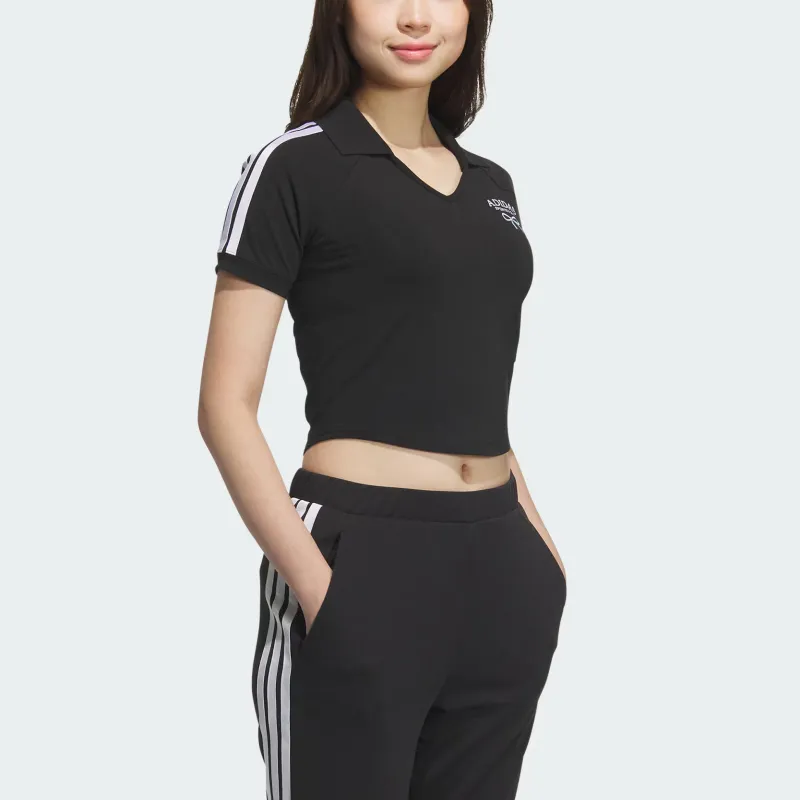 Adidas Dance SS25 Polo Shirt Women's Black-2