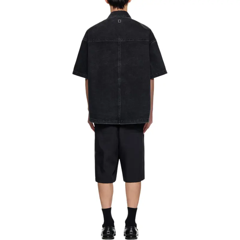 WOOYOUNGMI Shirts Men Black-4