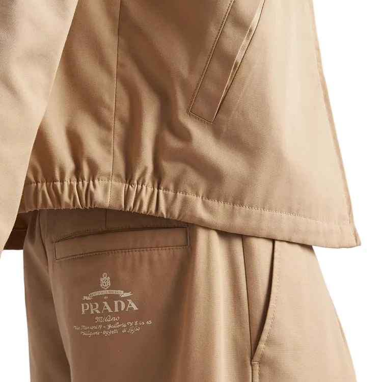 PRADA Poplin Bermuda Shorts-4