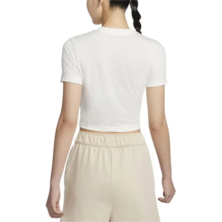 Nike Crop Tops Women's Sail White-4