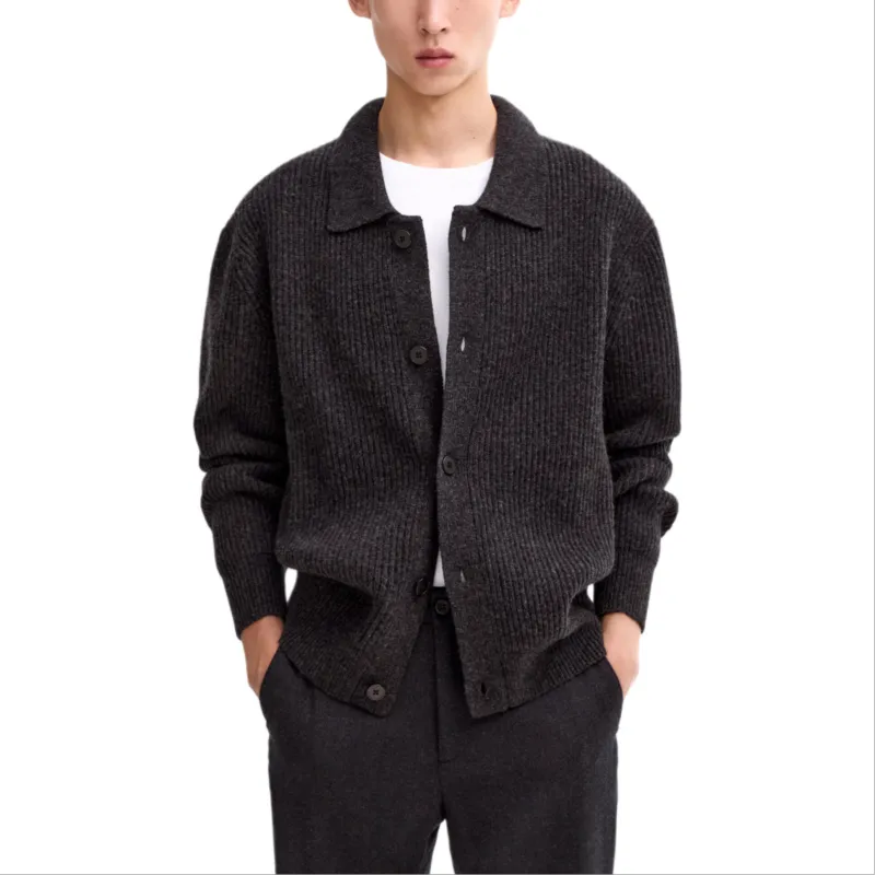 Massimo Dutti Sweater Men's Gray-2