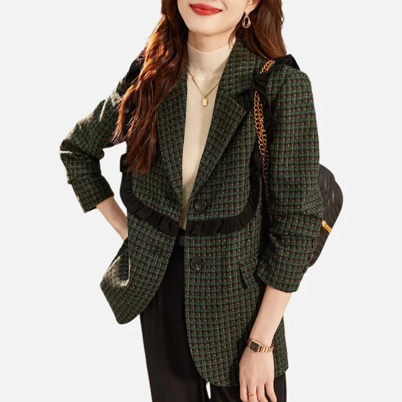 TERRE BLEUE Business Suit Women's Green-2