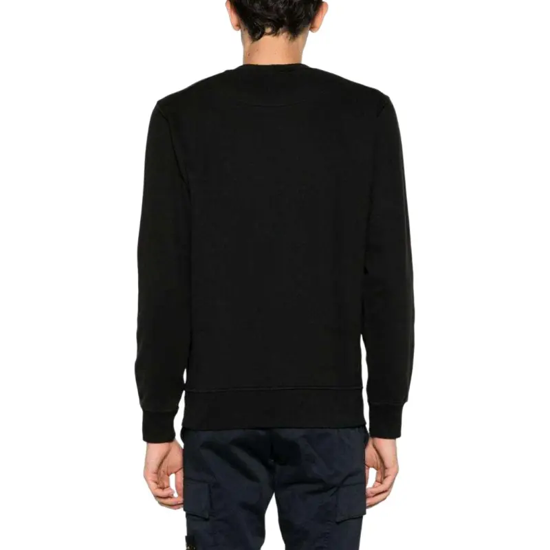 STONE ISLAND Logo Embroidered Crewneck Sweatshirt-3