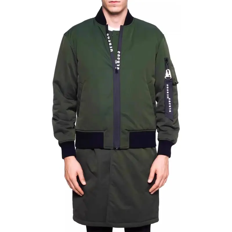FANSIZHE Jackets Coats Men's Army Green-3