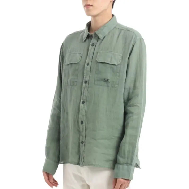 C.P.Company Shirts Men Green-2