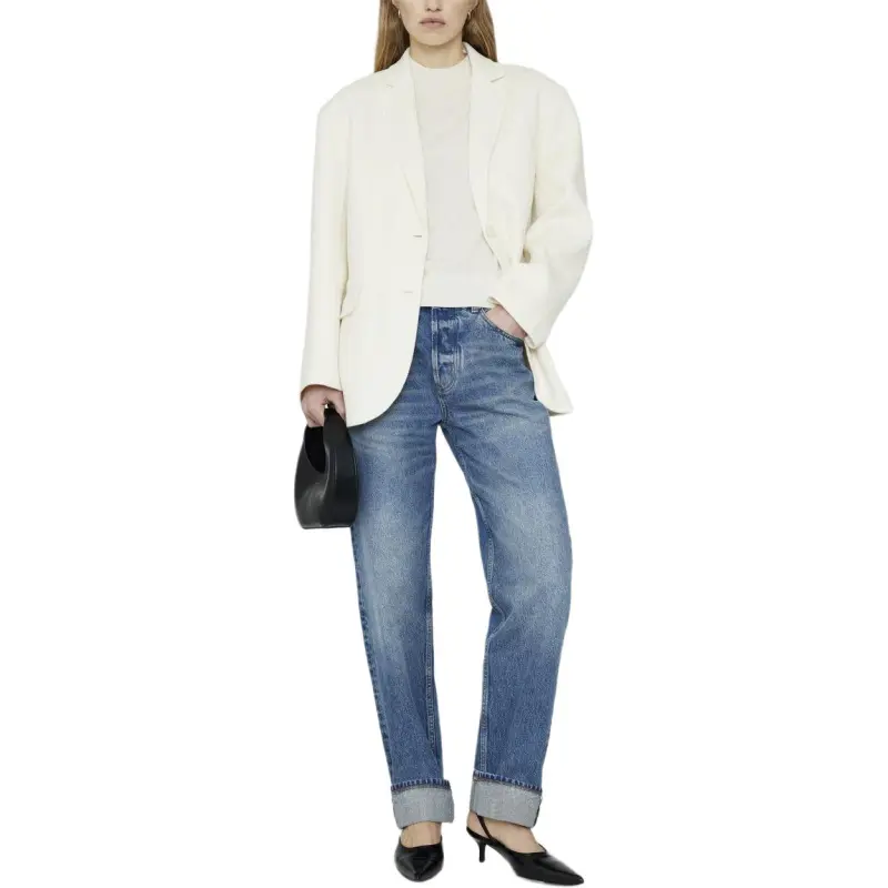 Anine Bing Quinn Single breasted Blazer-1