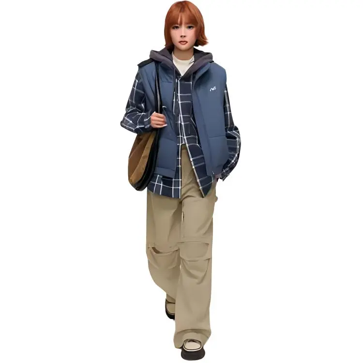 NO ONE ELSE Puffer Jacket Women's Marine Blue-2