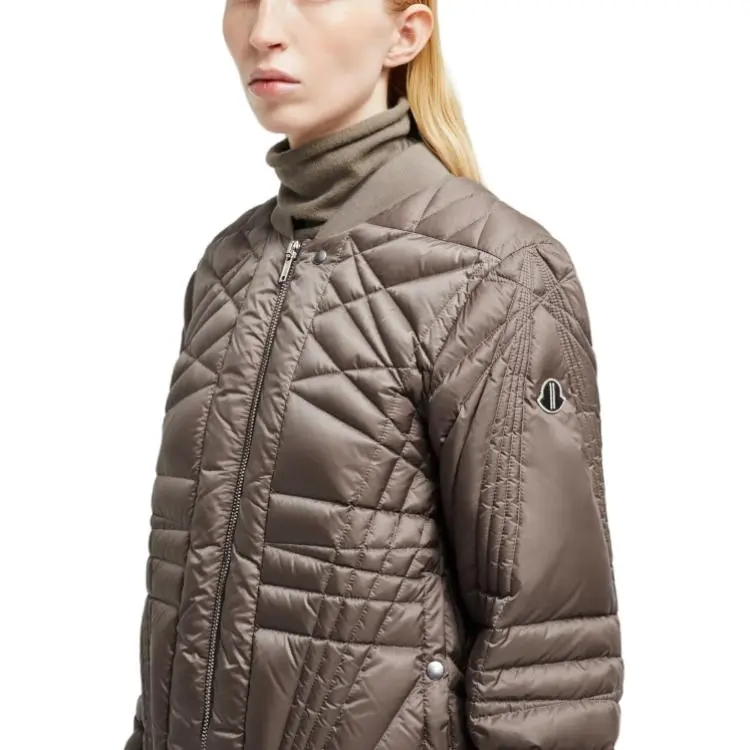Rick Owens X Moncler Woven Megapenta Flight Jacket-4
