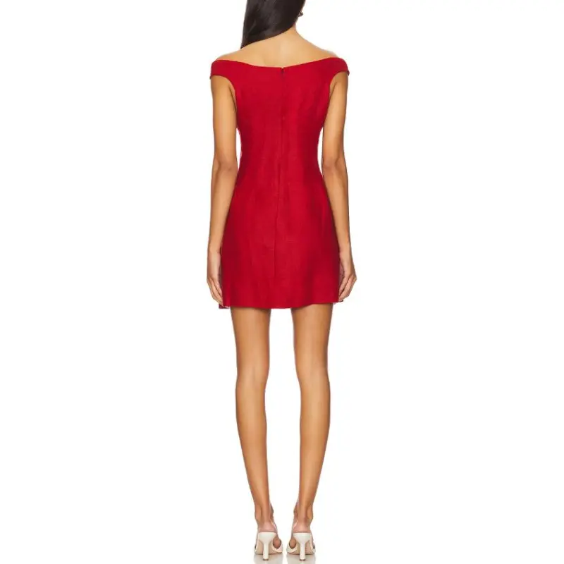 FAITHFULL THE BRAND Olmeto Mini Dress-1