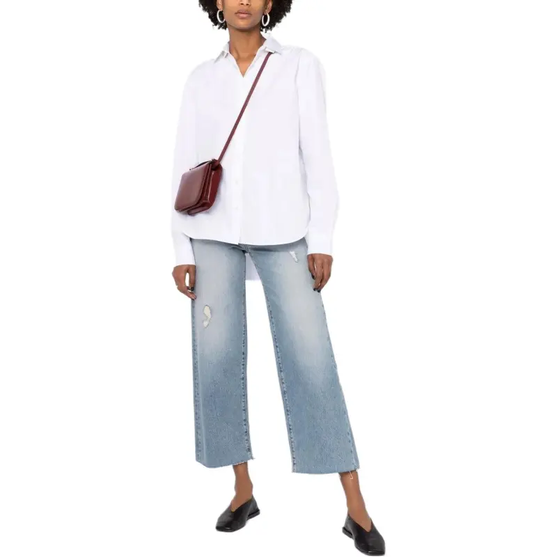 TOTEME Classic Collared Button Up Shirt-5