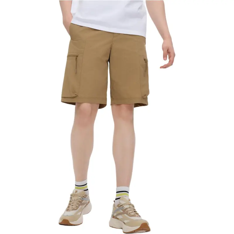 FILA FUSION SS25 Casual Shorts Men's Fragrant Coffee Khaki DK-1