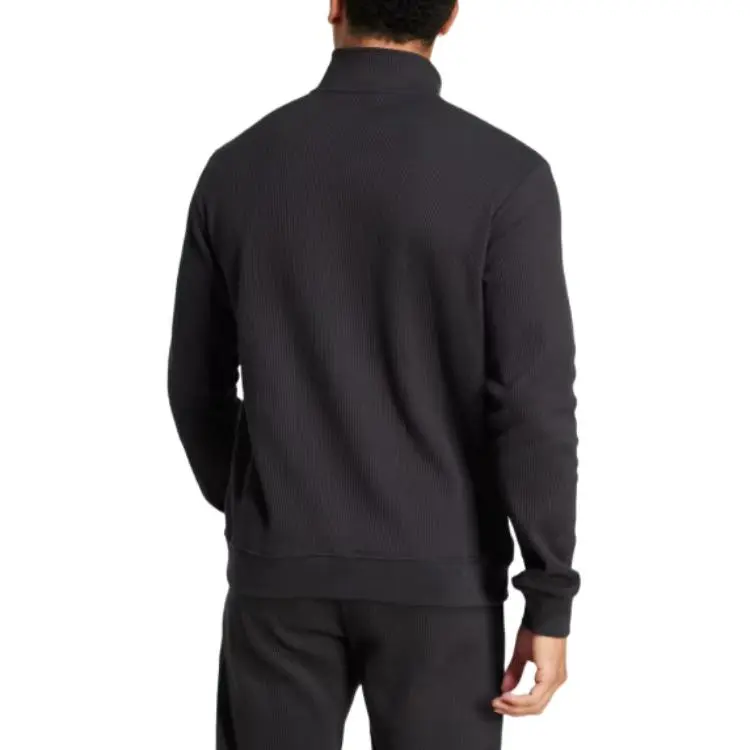 Adidas Free Shipping With AdiClub S Essentials Half Zip Waffle Sweatshirt-4