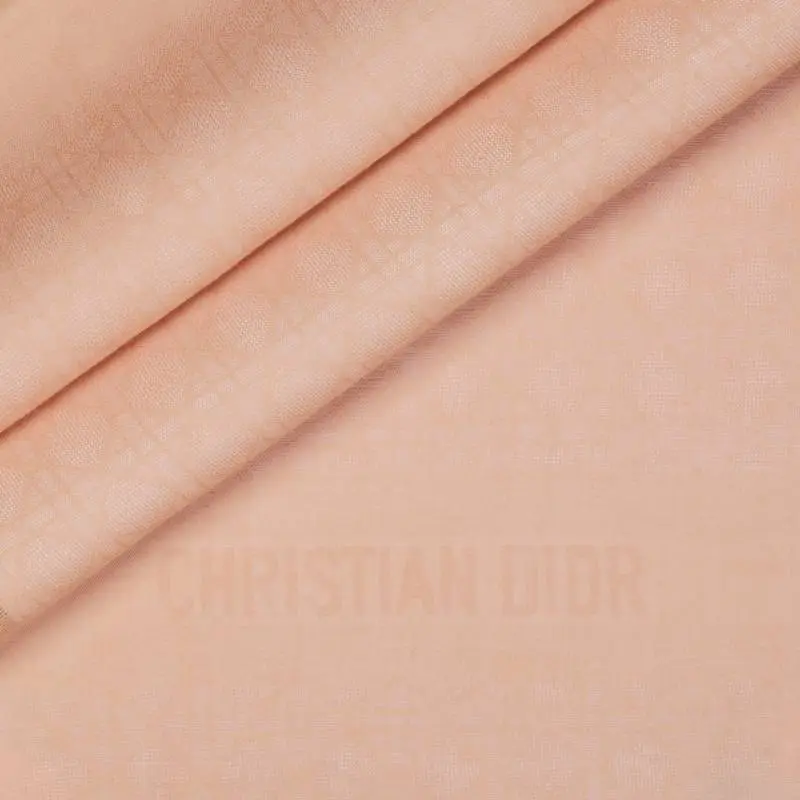 DIOR Cashmere Knit Scarves Women's Orange-1