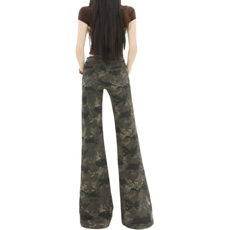 Concubine Zhu Jeans Women's Camouflage-5