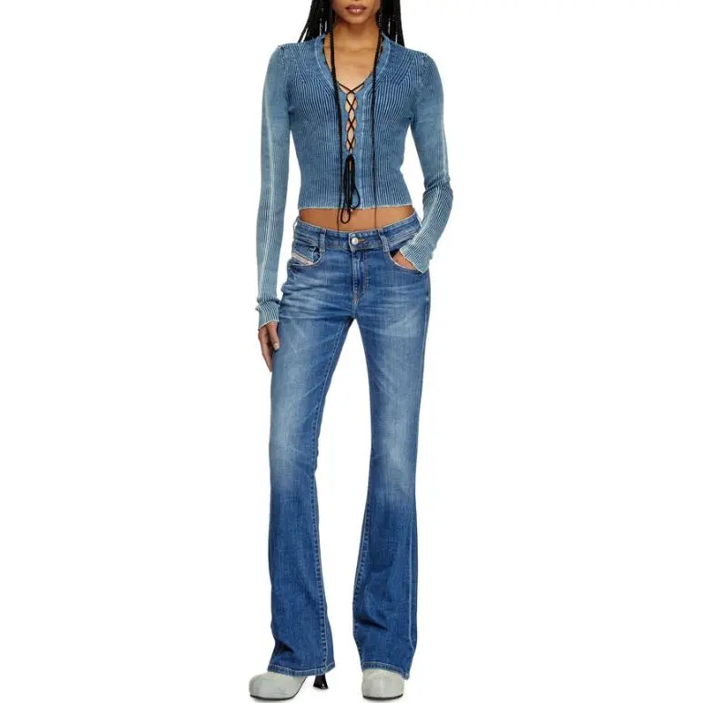DIESEL 1969 D Ebbey Flared Bootcut Jeans-2