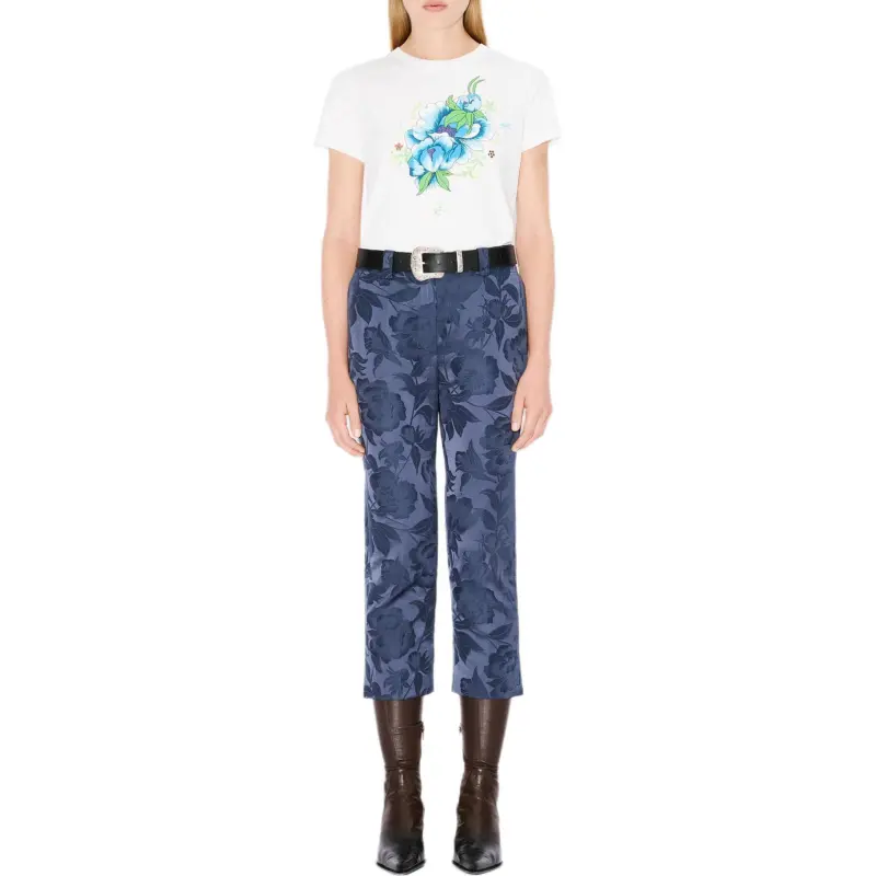 KENZO Peonies Printed T Shirt-3