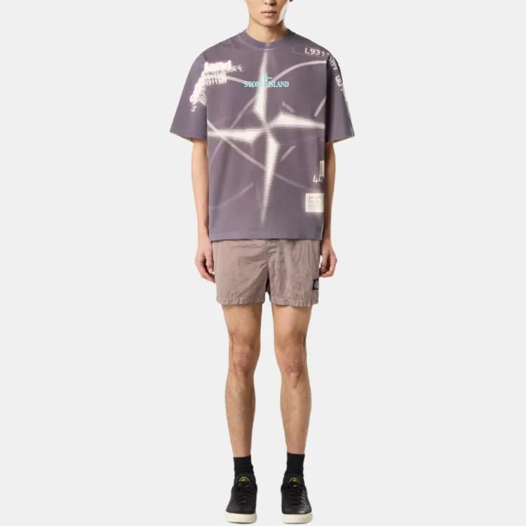 STONE ISLAND Compass Patch Mid Rise Swim Shorts-2