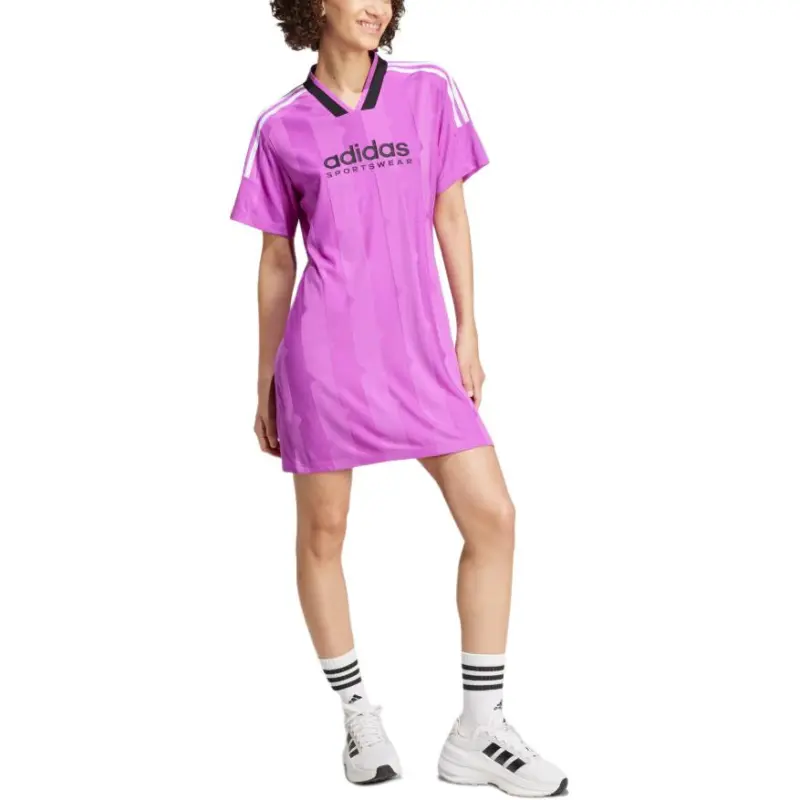 Adidas Tiro Cut FW24 Short Sleeved Dress Women's Purple-1
