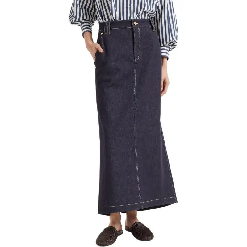 Brunello Cucinelli Denim Skirt-2