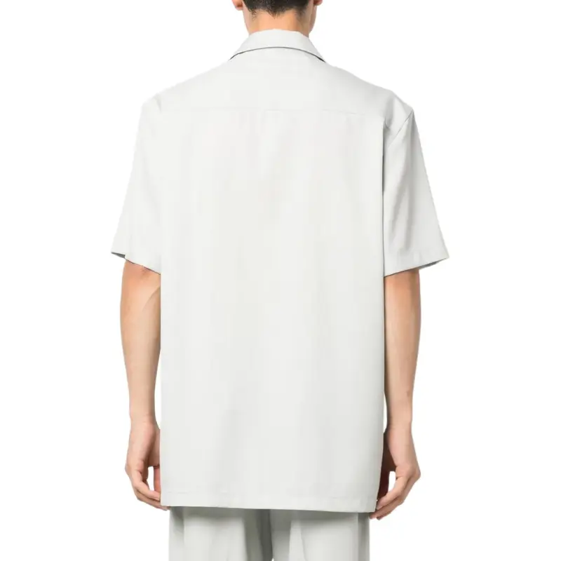 JIL SANDER Appliqué detail Cotton Shirt-4