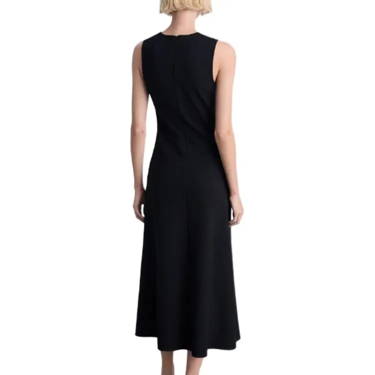 MANGO Sleeveless Dresses Women's Black-1